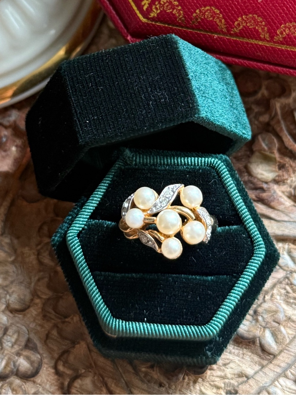 1970’s Avon cocktail ring sz 6
